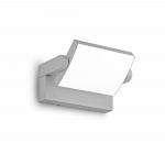 20,5W LED sieninis fasado &scaron;viestuvas SWIPE, pilkas, 3000K, IP54