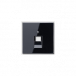 Dangtelis tel./komp. lizdo LS969-1UASW, juodas