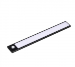 2W LED įkraunamas linijinis pavir&scaron;inis &scaron;viestuvas, 40cm, juodas, 4000K, su judesio davikliu