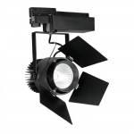 33W LED &scaron;viestuvas į 3 fazių bėgelius, juodas, 4000K, SAMSUNG LED chip