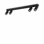 Pavir&scaron;inis &scaron;viestuvas PROFILO, GU10, juodas