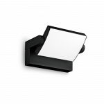 20,5W LED sieninis fasado &scaron;viestuvas SWIPE, juodas, 3000K, IP54