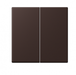 Klavi&scaron;as dvigubo jungiklio, tamsiai rudas