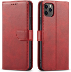 Dėklas Wallet Case Xiaomi Redmi 17C 4G/Redmi 14C/Redmi A4/Poco C75 raudonas