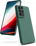 Dėklas Mercury Silicone Case Samsung S931 S25 tamsiai žalias