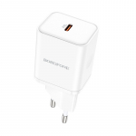 Įkroviklis Borofone BN6 20W USB-C baltas