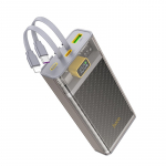I&scaron;orinė baterija Power Bank Hoco J104A Discovery Edition 22.5W 20000mAh pilka