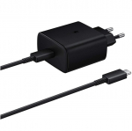 Įkroviklis Samsung EP-TA845 45W + Type-C kabelis juodas