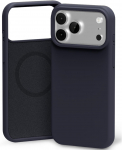 Dėklas Mercury Pure Magsafe Silicon Case Apple iPhone 17 Pro tamsiai mėlynas