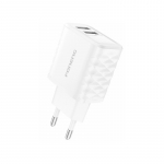 Įkroviklis Foneng EU53 2.4A 2xUSB-A baltas