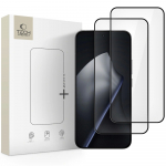 LCD apsauginis stikliukas Tech-Protect Glass Fit+ 2-Pack Xiaomi Redmi 15T/15T Pro/17T Pro juodas