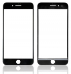LCD stikliukas Apple iPhone 8 Plus su rėmeliu ir OCA juodas V2 ORG