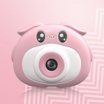 SKAITMENINĖ KAMERA VAIKAMS 1080P ROŽINĖS SPALVOS