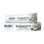 Natūrali gelinė dantų pasta su anglimi Sudanta, SriSri Tattva, 100g