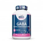 Haya Labs GABA 100 kaps. (Gaba-amino sviesto rūg&scaron;tis)