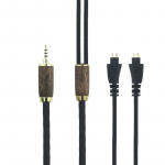 2,5 mm balansinis TRRS sidabruotas kabelis, 2,5 mm skirtas &bdquo;Fostex TH-900 MKII&ldquo;, TH610, TH900 MK2