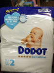 Sauskelnės Dodot 2 sensitive 4-8kg 80vnt&nbsp;