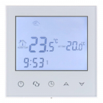 Programuojamas termostatas su jutikliniu ekranu