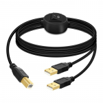 GELRHONR USB B į USB A spausdintuvo kabelis 2,5 m