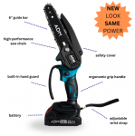 ADM akumuliatorinis &scaron;akų genėtuvas (tinka Makita baterija)