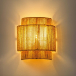 Vintage Rattan sieninis &scaron;viestuvas, E27