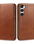 SHIELDON Galaxy S23+ Plus natūralios odos dėklas A
