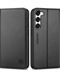 SHIELDON Galaxy S23+ Plus natūralios odos dėklas A