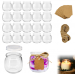 Jogurto indeliai su dangteliais 20vnt 200ml