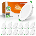 LED įleidžiamas &scaron;viestuvas 230V 5W 6 vnt.