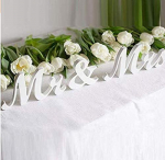 MR & MRS Vestuvinė Medinė dekoracija