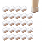 24 kėdžių kojų apsaugos 21x42mm A