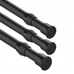 3 vnt užveržiami mini karnizai 40-70cm (skersmuo 13mm) A