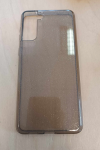 Samsung Galaxy S21+ juodas skaidrus su bligučiais dėklas A