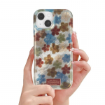 iPhone 13/14 dėklas su mielu spalvingu žvaigždės ra&scaron;tu &ndash; spalvingas