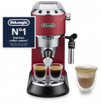 De'Longhi Dedica Style EC685R espreso kavos aparatas su pieno plaktuvu &ndash; raudonas