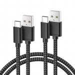 USB C laidas, 3 m, greitas įkrovimas, 2 vnt.