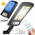 ADM SAULĖS ENERGIJOS GATVĖS ŽIBINTAS SU JUDESIO JUTIKLIU 1200 MAH + NUOTOLINIO VALDYMO PULTAS, SKU: 507