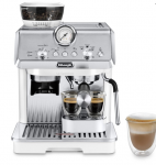Pusiau automatinis kavos aparatas DeLonghi EC 9155.W, Su automatiniu pieno plakimu. Turi nedidelių naudojimo žymių