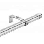 I&scaron;traukiamas karnizas 76&ndash;116 cm, sidabrinis