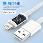 Apple MFi sertifikuotas Lightning įkrovimo kabelis 2 m
