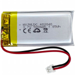 DC 3,7 V 500 mAh 602040 įkraunama ličio polimero baterija