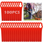 Grantop 100 vnt trimerio atsarginių peiliukų rinkinys