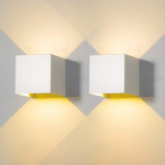 Sieninis LED &scaron;viestuvas 2 dalys, 12 W, vandeniui atsparus