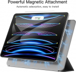 JETech dėklas iPad Pro 12,9 colio magnetinis (6/5 kartos, 2022/2021 modelis) A