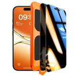 TOCOL iPhone 16, 16 Pro privacy apsauginis grūdintas stiklas 67x145 mm