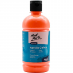 Neoniniai oranžiniai akriliniai dažai 500 ml