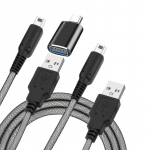 Nintendo 3DS USB kabeliai 2 vnt. 1,5 m