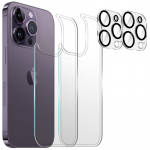 Iphone 14 pro 2vnt nugarėlės stiklai + 2vnt kameros