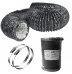 Prekių dėžė RRK &euro; 124,20, 10vnt LOOTICH Lankstus ortakis 0,102 x 2,5m