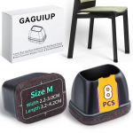 GAGUIUP kėdžių kojų apsaugos. 8 vnt. Ilgis 32-42mm. Plotis 22-32mm A